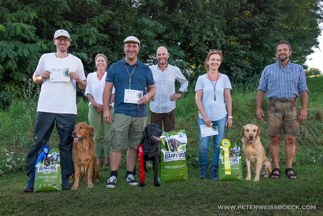 Dummy Trial Grub 2020 1st place Excellent Gruppenfoto Philipp Birchbauer