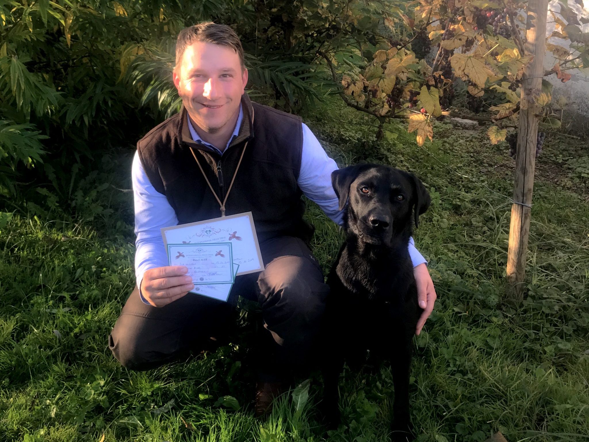 Res.CACIT Field Trial Philipp Birchbauer mit Int. FTCH AT FTCH Glenbriar Hiral "Hunter" 2nd place excellent 2019